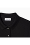 Black Women's 3/4 Cotton Dress - 2