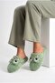 Women's Plush House Slippers with Frog Figure, Winter Warm, Closed Toe, Soft Sole, Comfortable Slippers - 2