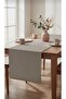 Velvet Textured 40*240 Premium Stone Color Plain Polyester Table Runner