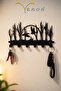 Black Goose and Nature Black Metal Keychain 🦆   Modern Wall Decor Key Holder with Hanger | |   Key Hanger Wall Key Holder Decorative Hanger Key Organizer Entrance Hall Decoration Hallway - 3