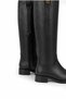 Women's Zippered Genuine Black Leather - 5