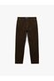 Cotton Lu Normal Waist Pocketed Vintage Straight Fit Jean Pants - 4
