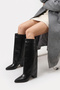 Women's Snap-On Boots Black Yanki - 2