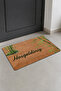Door Mat 45X70Cm Non-Slip Base Decorative Indoor Outdoor Green Bamboo Wood - 2
