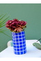 Handmade Mosaic Cylinder Vase |   Ceramic Material Modern Decor - 4