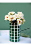 Handmade Mosaic Cylinder Vase |   Ceramic Material Modern Decor - 3