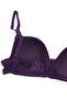Women's Purple Non-Padded Non-Marking Bra Set - 2