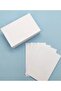 White Name Badge Paper Blank Unprinted Thick Card 5 X 8 cm (100 Pcs) (0.092 kg) - 2