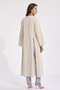 Slit Long Tunic Y0162 - Ecru - 4