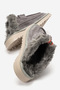 Genuine Suede Leather and Fur Lace Detailed Women's Moccasin Slippers Linnea - 4