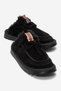 Genuine Suede Leather Fur Lacing Detailed Black Women's Loafer Slippers Linnea