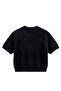 Black Soft Short Sleeve Sweater - 2