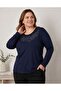 Viscose Fabric Stoned Mini Slit Combed Cotton Blouse - 3