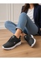 Men's Waterproof Non-Slip Nylon Sole Sneaker Shoes-Black White - 3