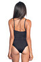 Black Patterned Body Corset - 3