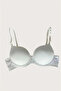 Micro Fabric Hollow Underwire Daily Single Non-Support Bra