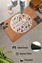 Mussel Shell and Leaf Patterned Welcome Door Mat 45x70cm - 3