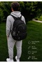 Water Resistant Large Size Black School Backpack