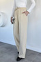 Women's Elastic Waist High Waist Palazzo Pants - 3