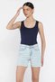 Women's Tasseled High Waist Jean Shorts - 2