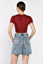 Women's Jean Denim Shorts - 4