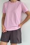 Women's T-Shirt with Stone Detail on the Collar - 2