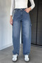 Women's Loose Fit Jean Denim Trousers - 2