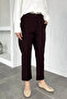 Puane Elastic Waist High Waist Hijab Fabric Pants - 3