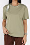 Gülseli Women's T-Shirt with Scarf Collar - 3