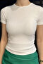 Women's Crew Neck Basic T-Shirt - 3