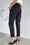 Gülseli Women's Elastic Waist Fabric Trousers - 4