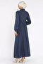 Side Tie Blouse Combination Hijab Dress - 3