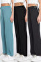 Fitiili Wide Leg 3-Piece Trousers