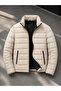 Men's Winter Combination Set of 5 – 2 Quilted Zippered Pocket Coats + 3 Sofia Linen Seasonal Shirts - 3