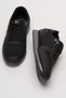 Men's Airfile Sneaker Shoes Black-White - 7