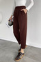 Women's Pocketed Carrot Pants