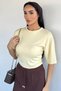 Women's Waist Drawstring T-Shirt - 2