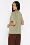 Gülseli Women's T-Shirt with Scarf Collar - 4