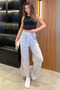 Ribbed Wide Leg Trousers - 2