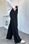 Pleated Belt Accessory Hijab Fabric Pants - 3