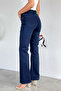 Women's Elegant Style Jean Denim Trousers - 4