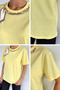 Gülseli Women's T-Shirt with Scarf Collar - 3