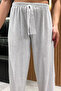 Ribbed Elastic Cuff Pants - 4