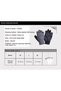 Premium Quality Anti-Sweat Half Finger Non-Padded Yoga Fitness Cycling Outdoor Sports Gloves - XL - 2