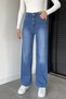 Women's High Waist Palazzo Jean Denim Pants