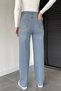 Women's High Waist Palazzo Jean Denim Pants - 4