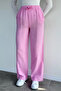 Women's Elastic Waist Muslin Pants - 2