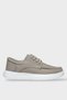Men's Linen Gabardine Fabric Sneaker Shoes Beige