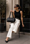 Women's Bag Shoulder Bag Baguette Bag Handbag Leather Mini Bag Elise - 5
