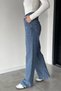 Women's High Waist Palazzo Jean Denim Pants - 4